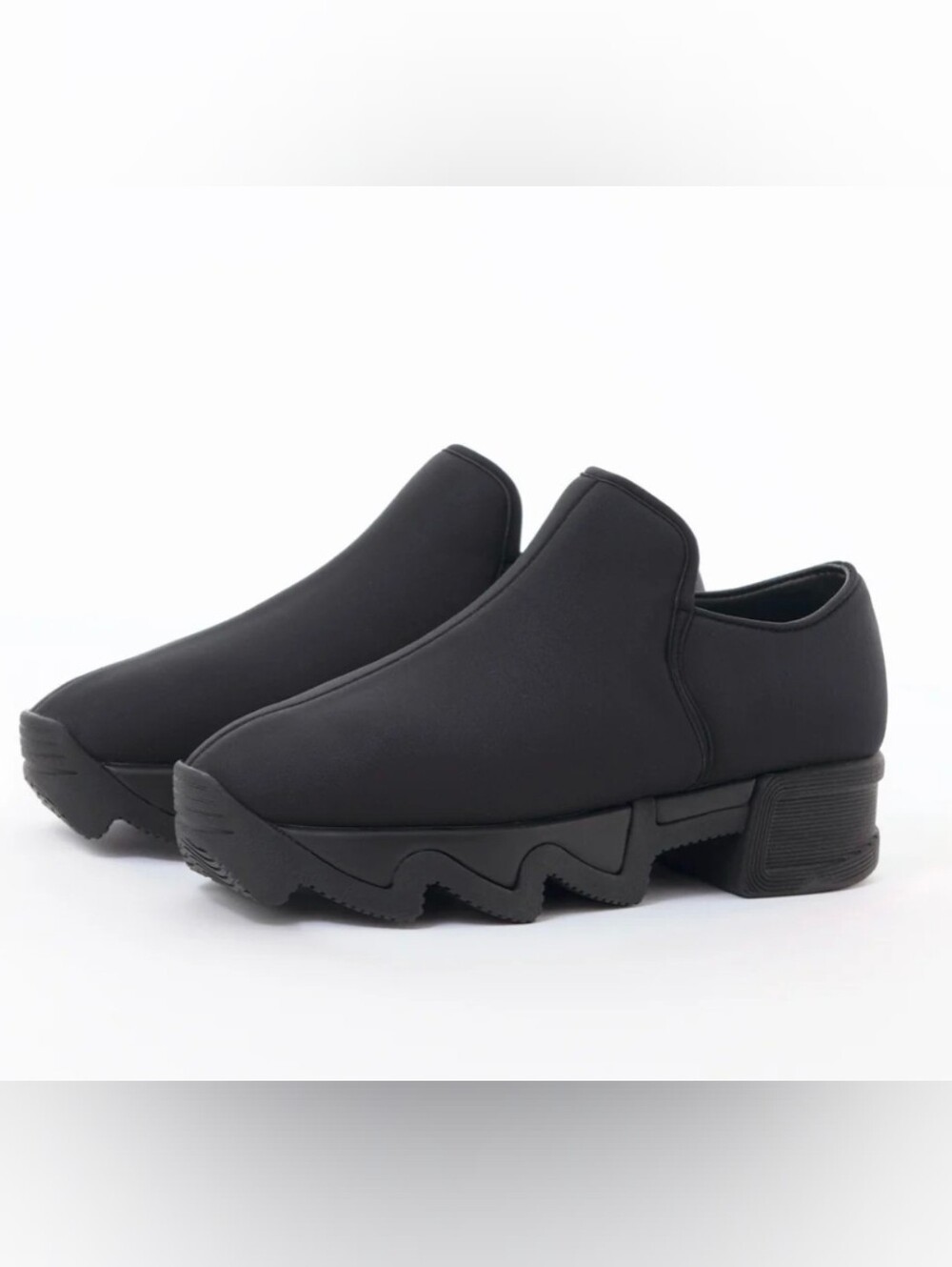 iRi Wes I Women's Black Slip-On Platform Shoes Size 40